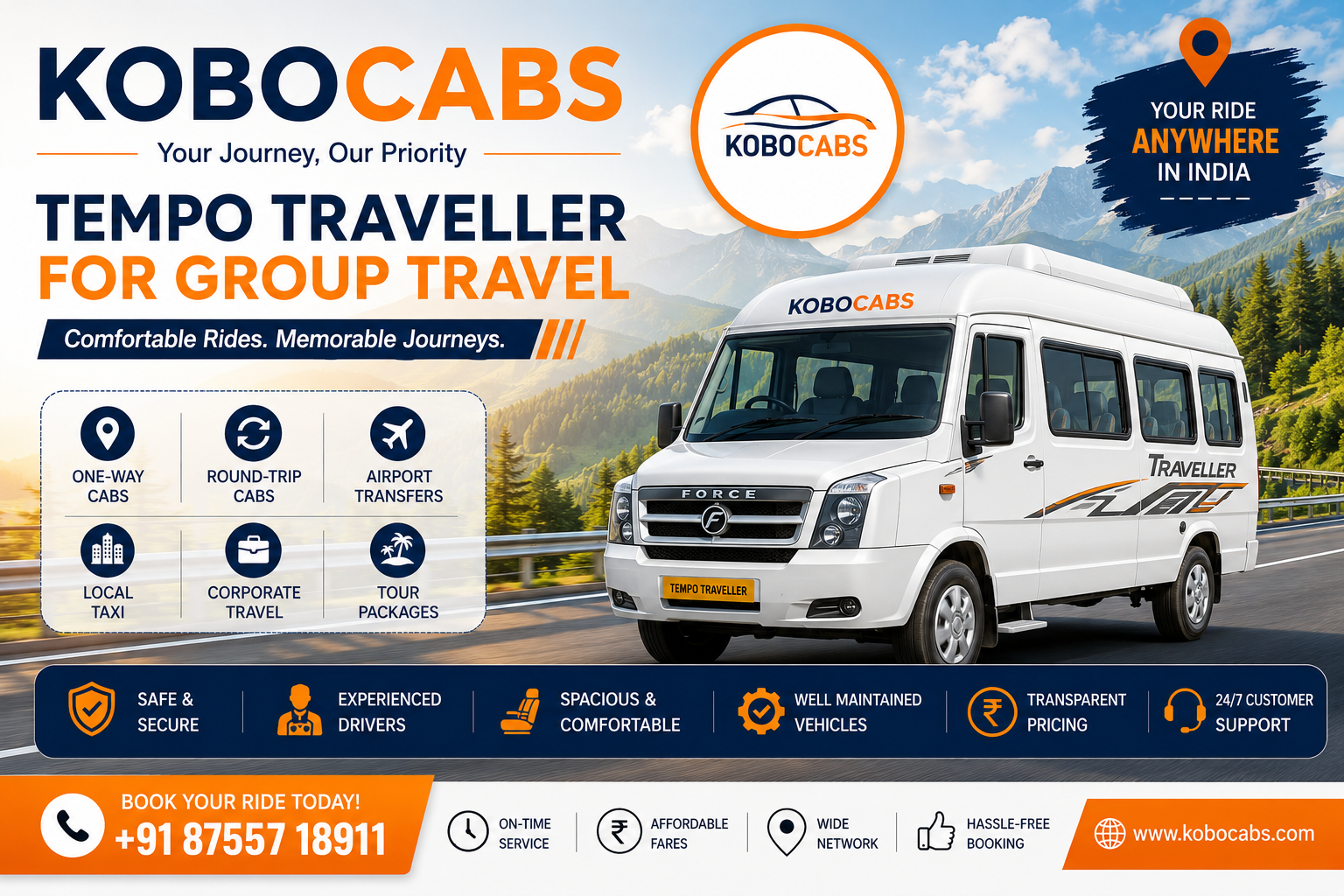 Tempo Traveller Booking